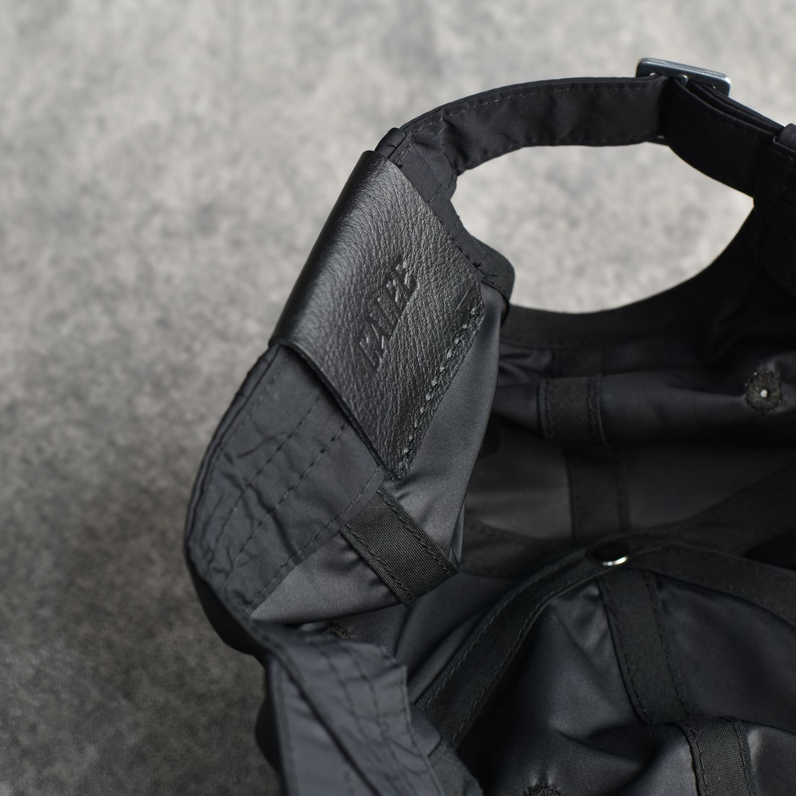 × THE H.W.DOG&CO. EMBROIDERY UNION CAP (BLACK) / ザ エイチダブリュウ ドッグアンドコー ユニオン キャップ