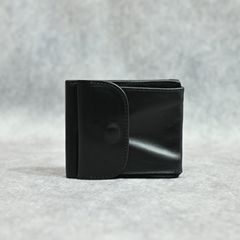 ホーウィンクロムエクセル 二つ折り財布 （BLACK）｜894-01