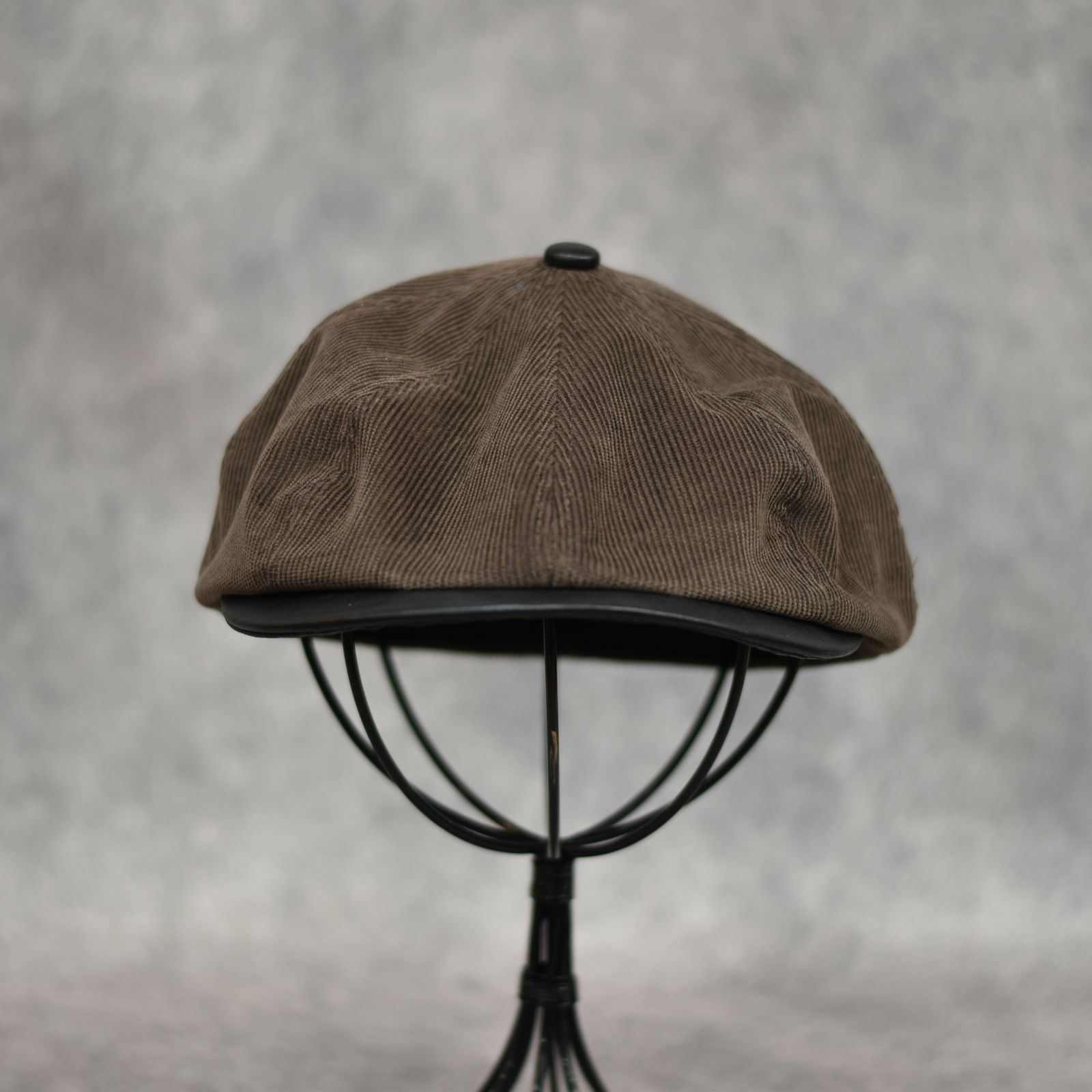 CAL NT LOGO CORDUROY TWO TONE CAS (BROWN)｜コーデュロイ キャスケット｜CL-25AW043