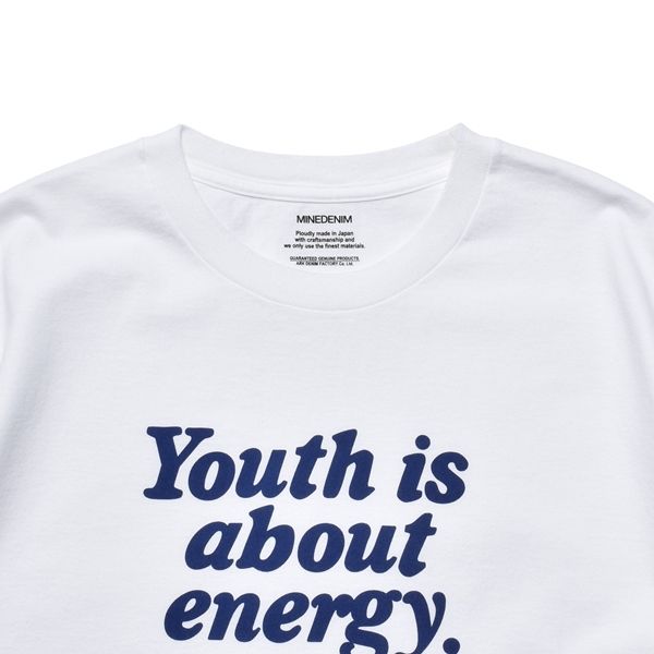 Youth is about TEE （WHT） プリント Tシャツ （ホワイト）｜MDFBF08403