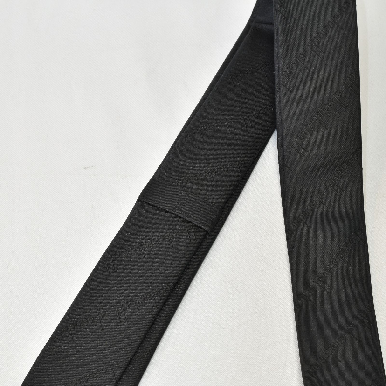 JACQUARD SILK TIE (BK) / ジャガード シルク ネクタイ