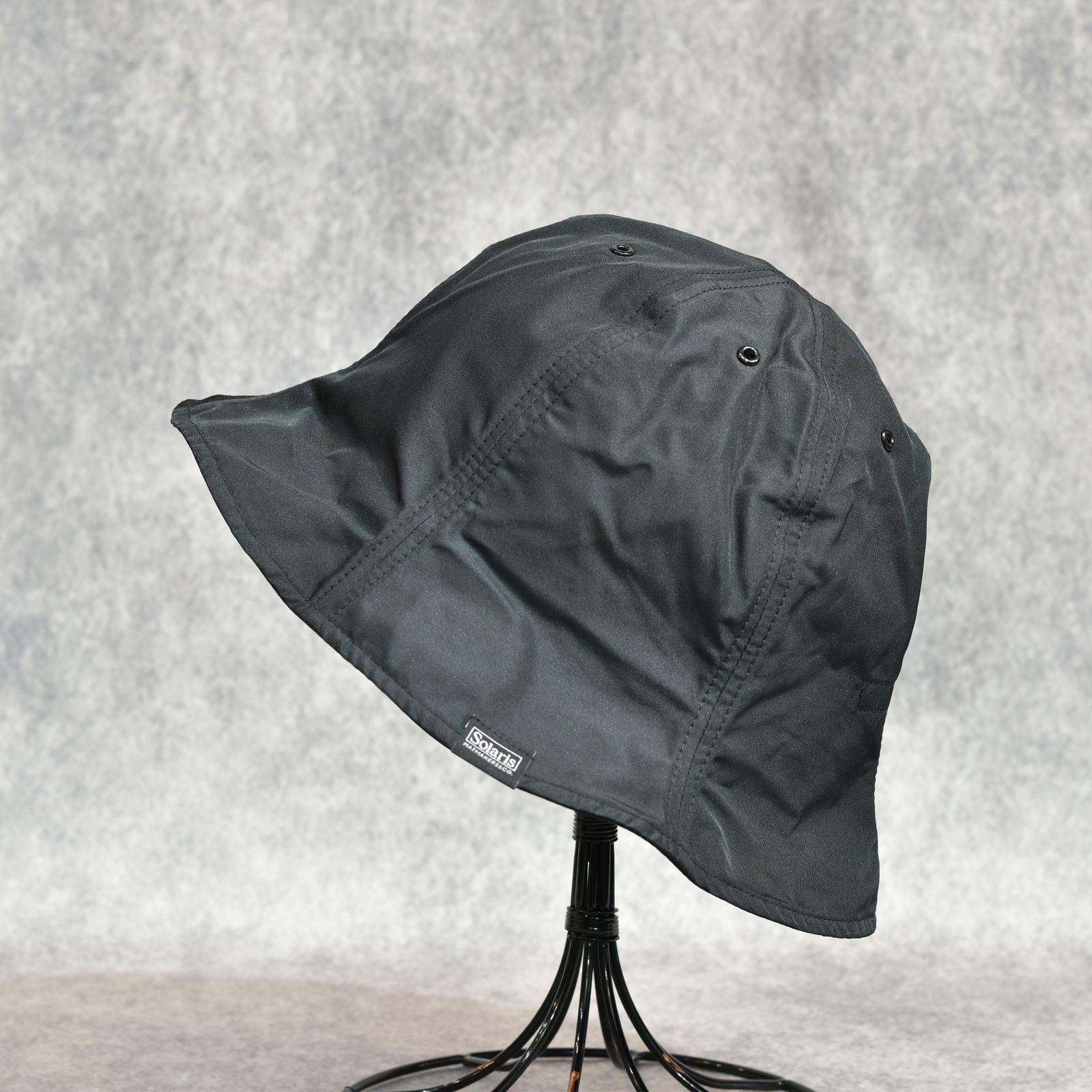 Limonta Twill Tulip Hat "EGGMAN" (BLACK)｜チューリップハット｜Y01004