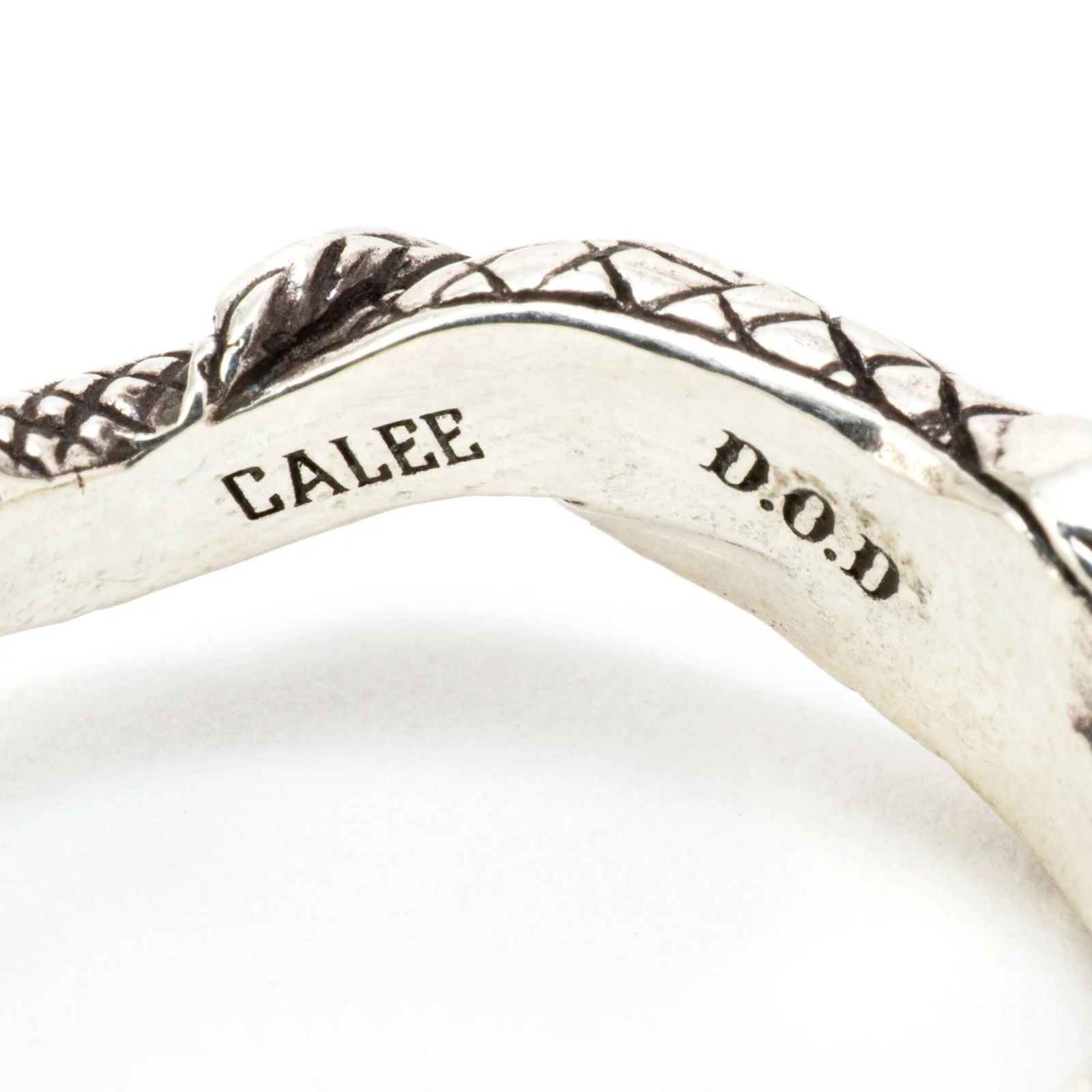 × D.O.D SILVER SNAKE NARROW RING ＜EXCLUSIVE＞ (SILVER)｜× ディーオーディー スネーク ナローリング｜CL-25AW003JW EX