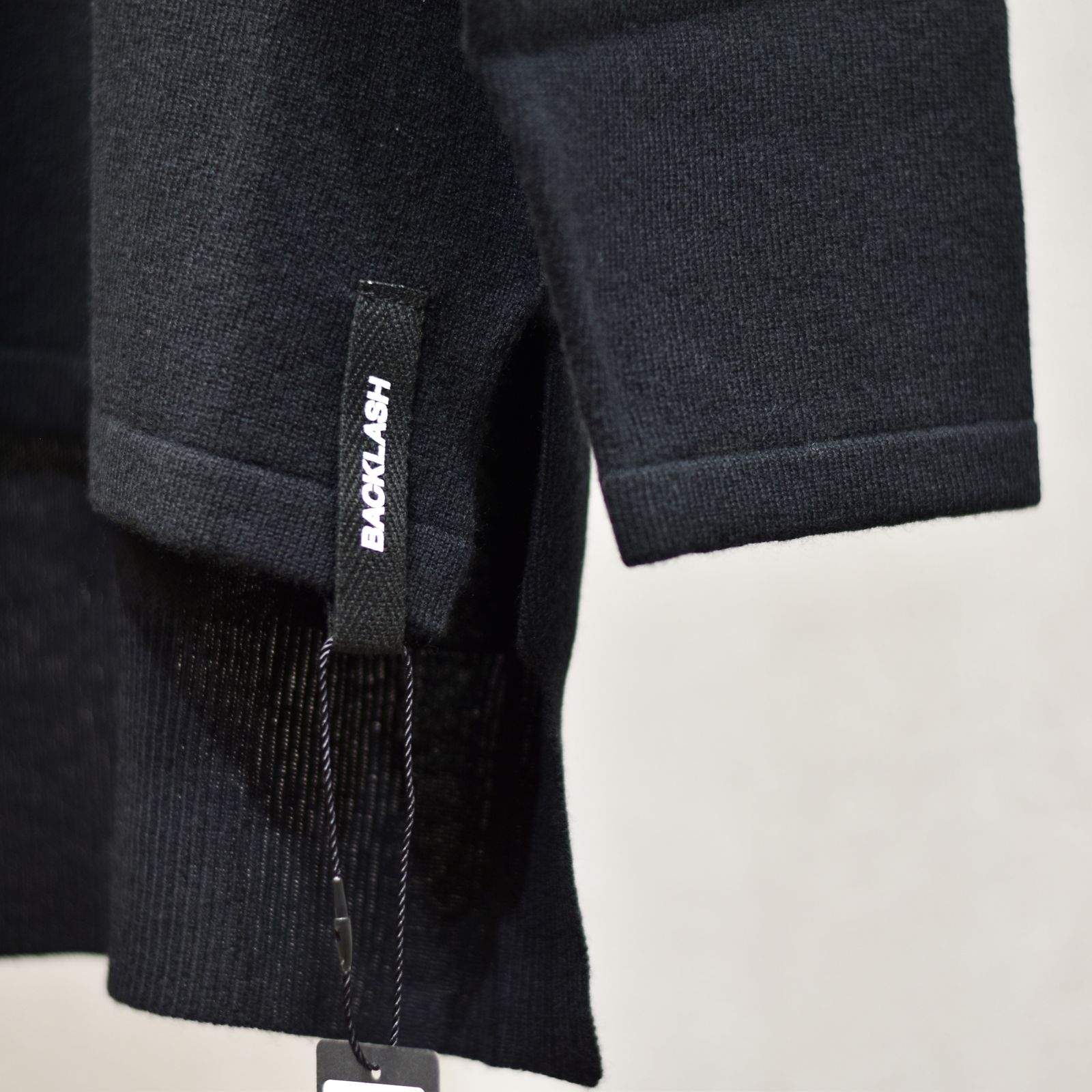 ウールカシミアニット クルーネック （BLACK）