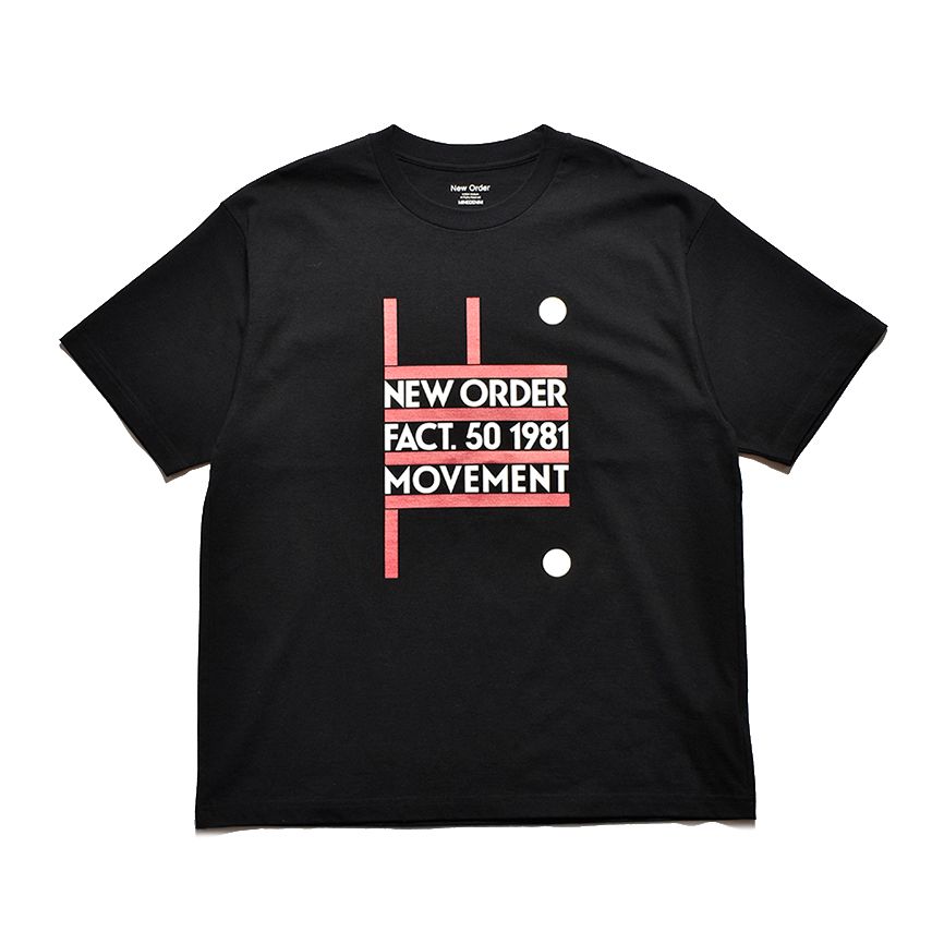 New Order “MOVEMENT” Crewneck T-SH （BLACK） /  ニューオーダー 「ムーブメント」 プリント Tシャツ （ブラック）