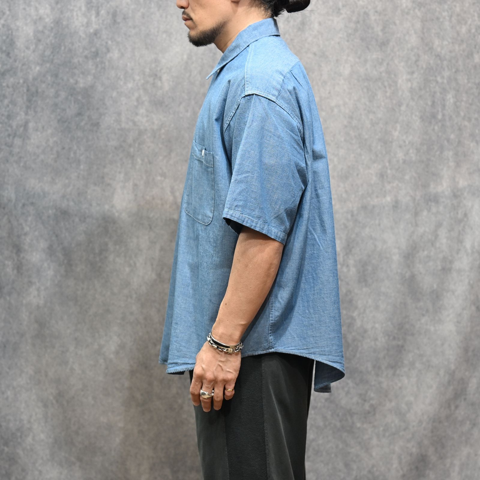 × BIGMAC HALF SLEEVE SHIRT （BLUE / ブルー）｜半袖シャツ｜2261-SH60-027