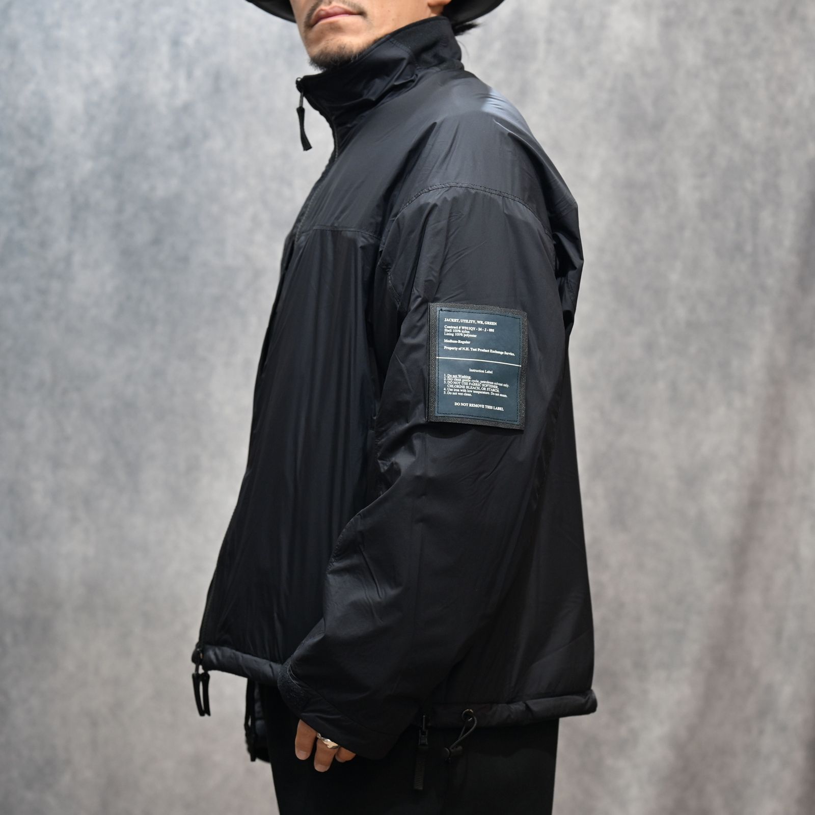 REVERSIBLE OVERSHIRT （BLACK）｜リバーシブル オーバーシャツ｜9252-BL01-003