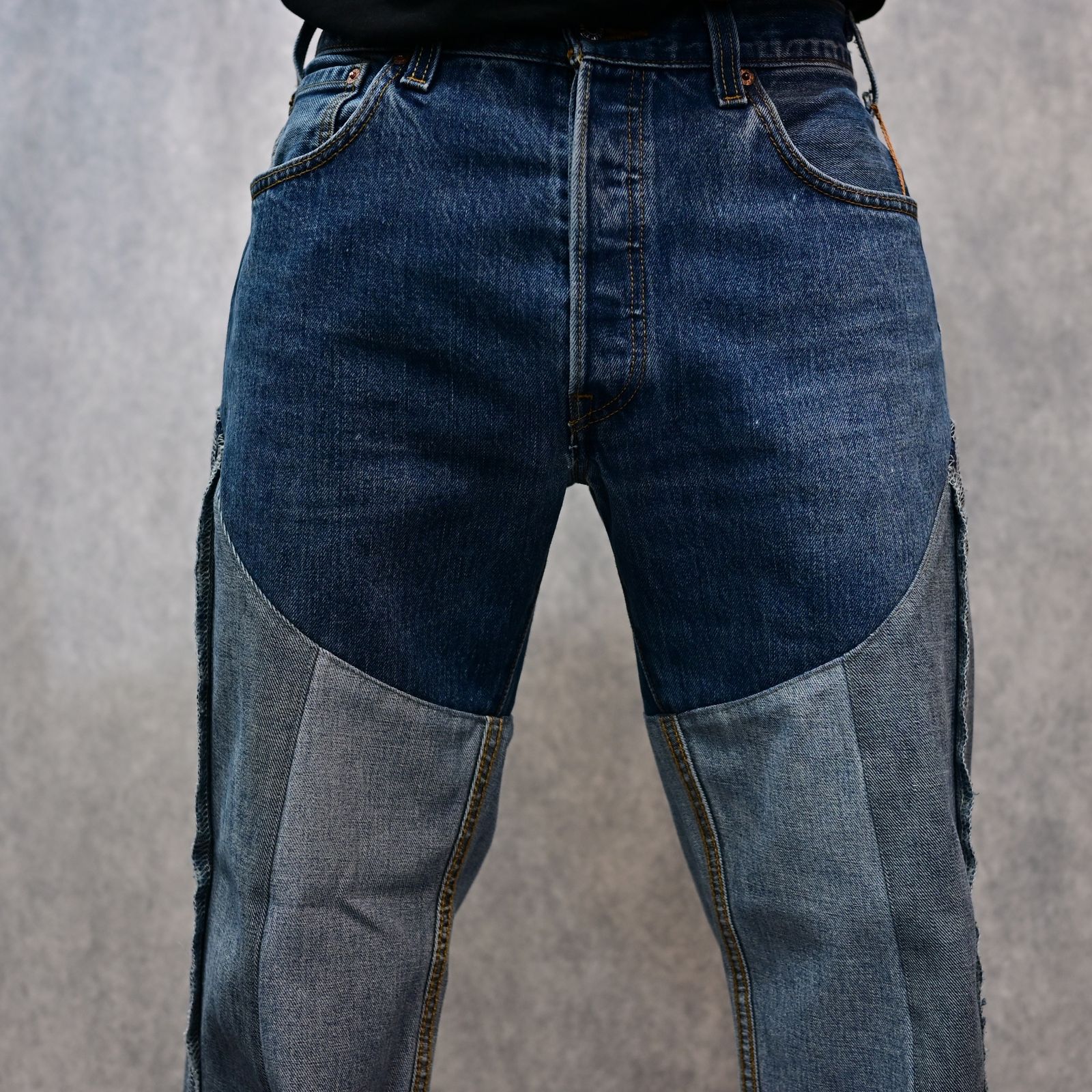 OLD PARK×MINEDENIM Inside out Chaps Jeans （USS） / MND-25SSOP002