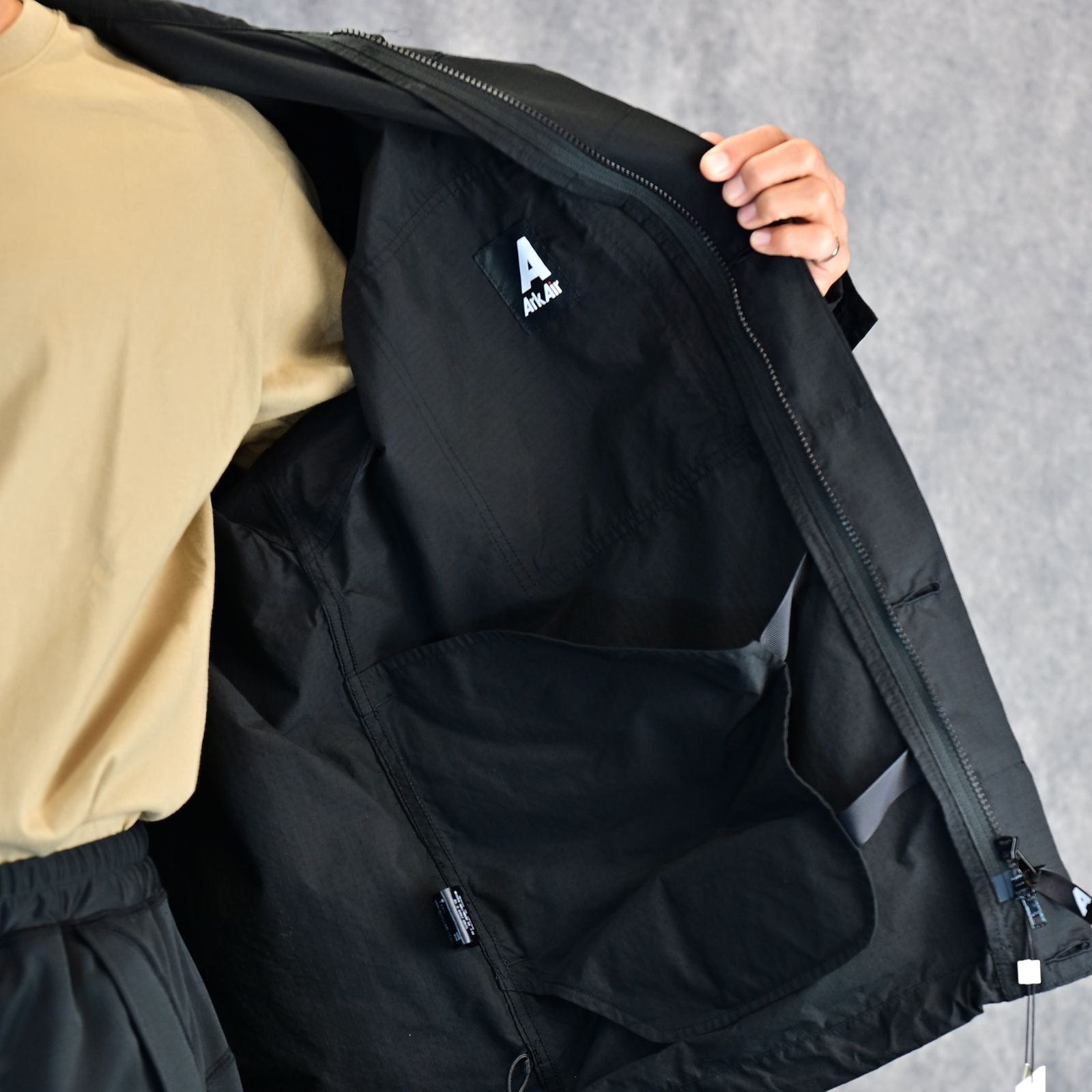 × ArkAir OMBAT SHIRT [N.HOOLYWOOD TEST PRODUCT EXCHANGE SERVICE （BLACK） / コンバット シャツ ブルゾン （ブラック） / 9251-BL01-002