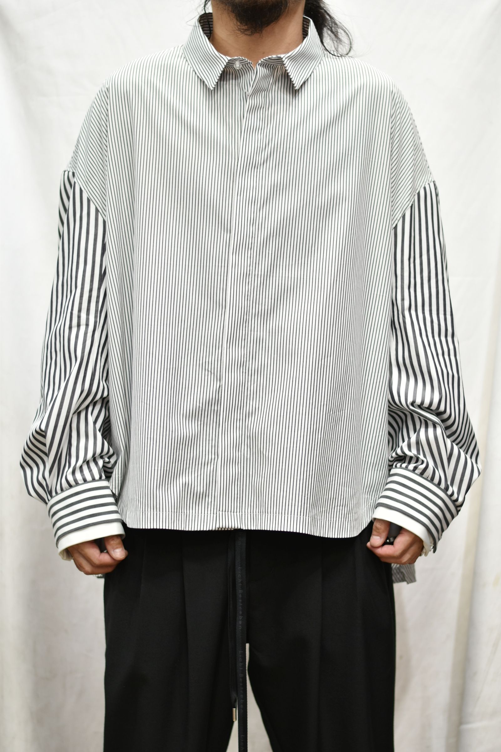 カフスレイヤーシャツ / LB21FW-SH02-AL (STRIPE)