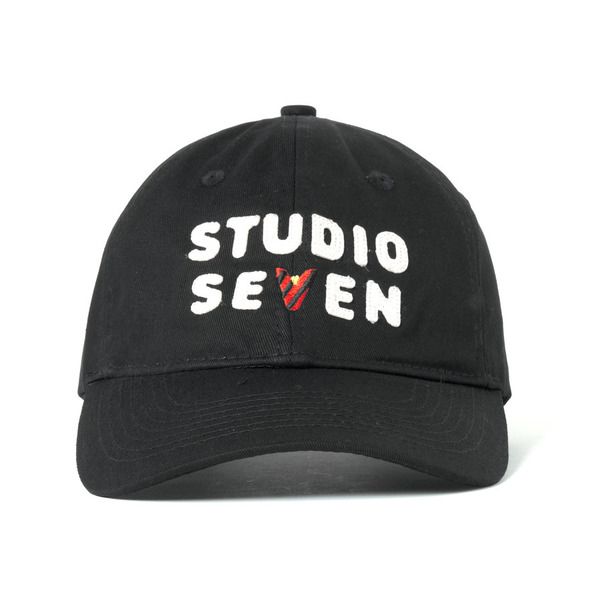 V Flower Logo Cap （BLACK） / フラワーロゴ キャップ （ブラック）