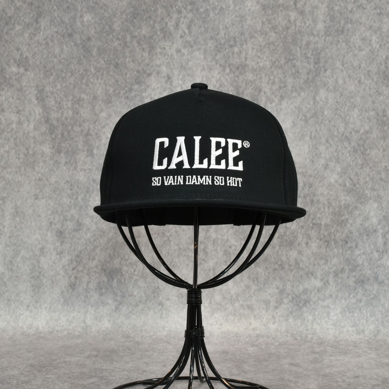 CALEE NATIONAL LOGO SOUVENIR CAP (BLACK/WHITE)｜ベースボール キャップ｜CL-25EA001EX