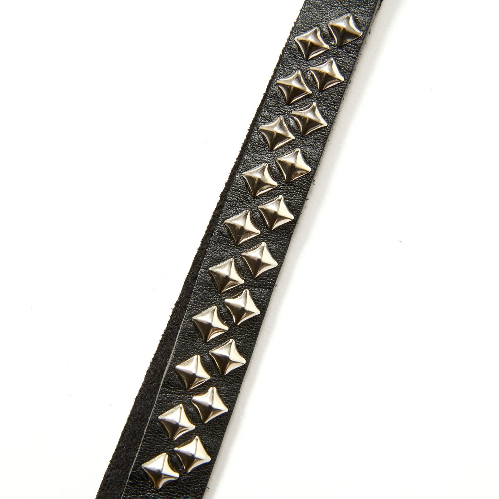 STUDS LEATHER SHORT KEY RING (BLACK)｜スタッズ レザー ショート キーリング キーホルダー｜CL-26AWLE008EX