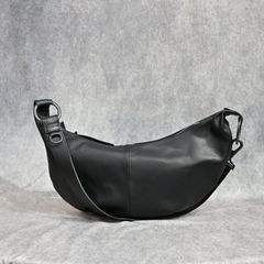 GUIDI オイルカーフ バナナバッグ （BLACK / ブラック） / 143-01
