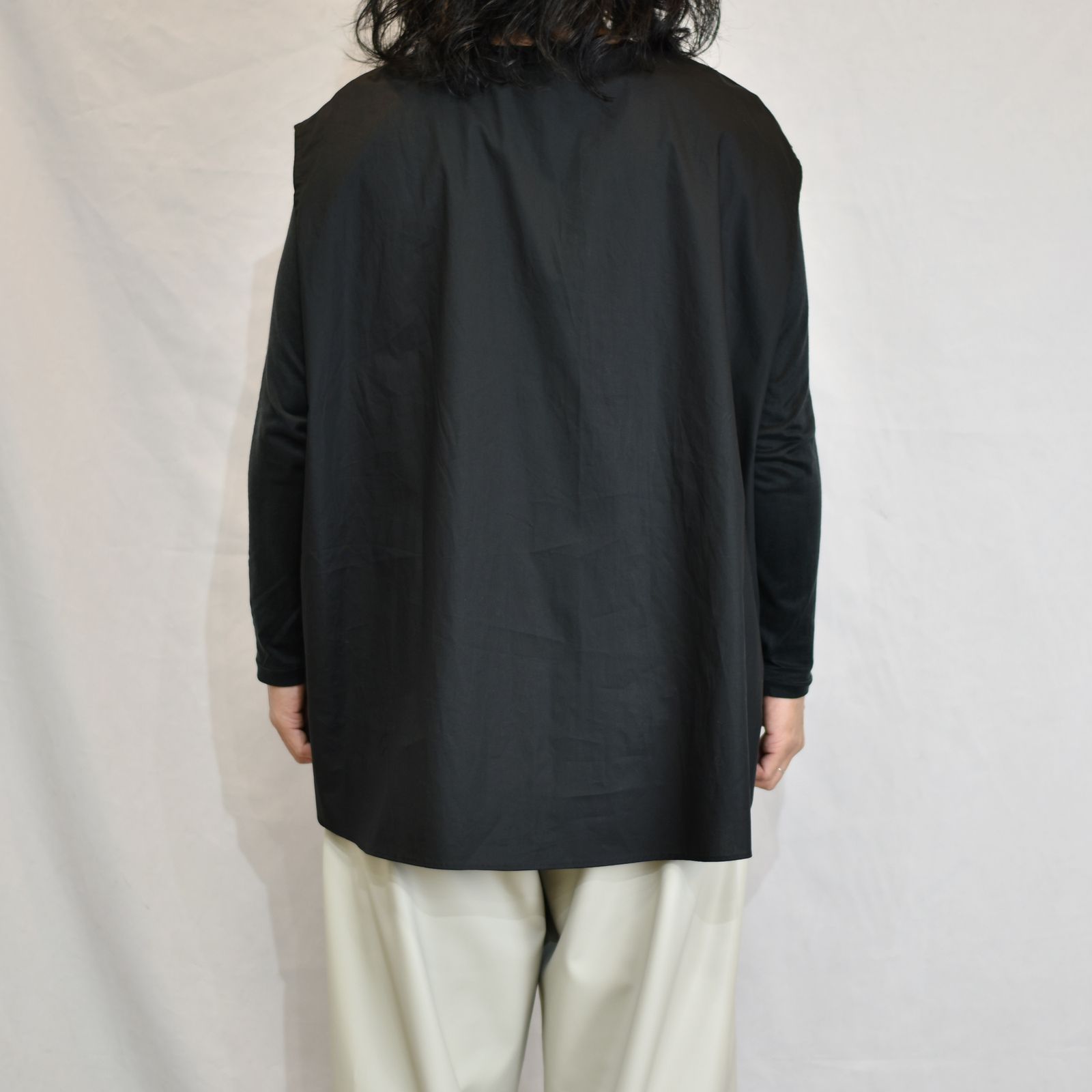 シャツベスト / LB23SS-ESSH01-BC (BLACK)