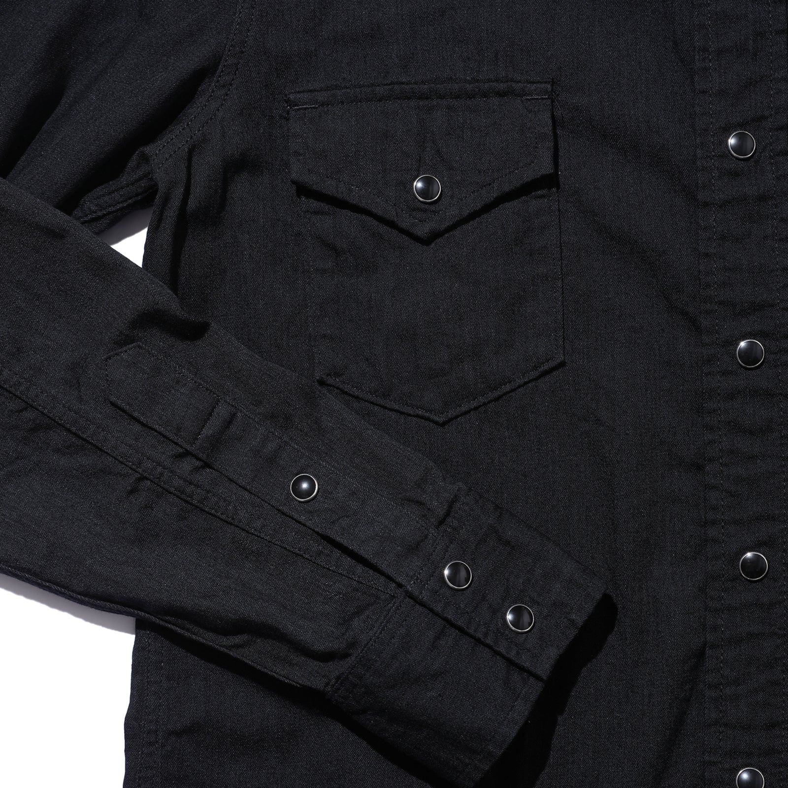 [STANDARD] 501 Western SH OWS （BLACK） / ウエスタン デニムシャツ （ブラック）
