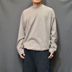 CREWNECK LONG SLEEVE （MOCHA） クルーネック ロングスリーブカットソー