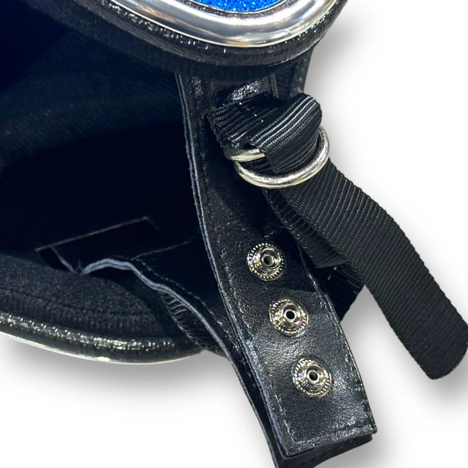 【Sサイズ｜即日発送】 | GLITTER 3/4 HELMET (BLUE) | グリッターヘルメット