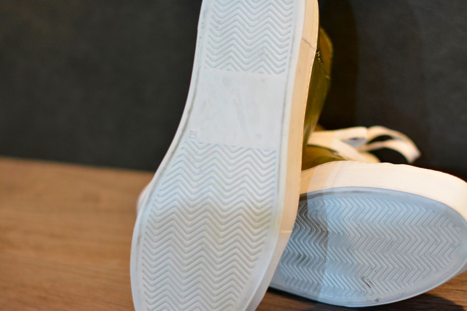 HORSE LEATHER HI-CUT SNEAKER