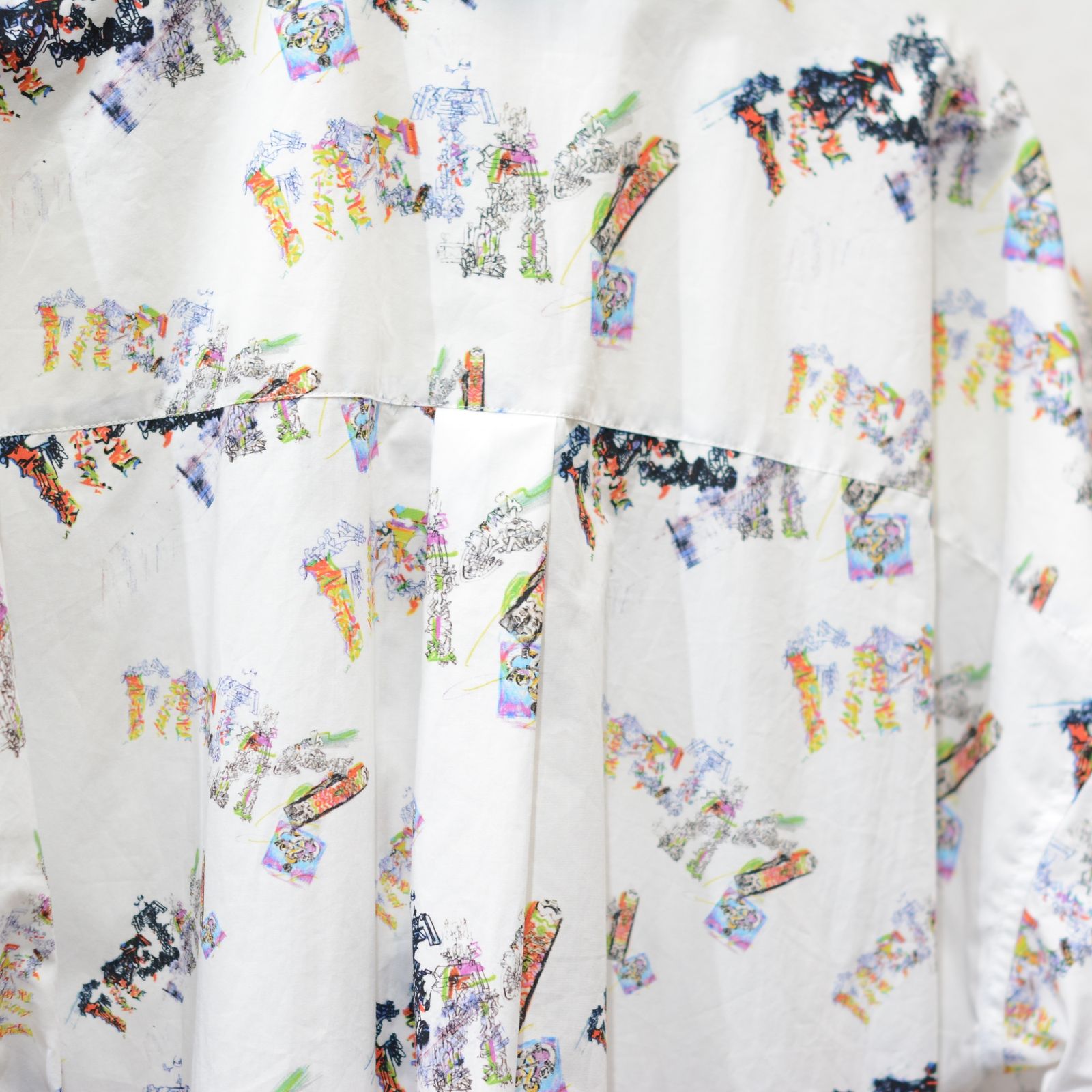 BIG SHORT SLEEVE SHIRT (MULTI) / ビッグシルエット 半袖シャツ