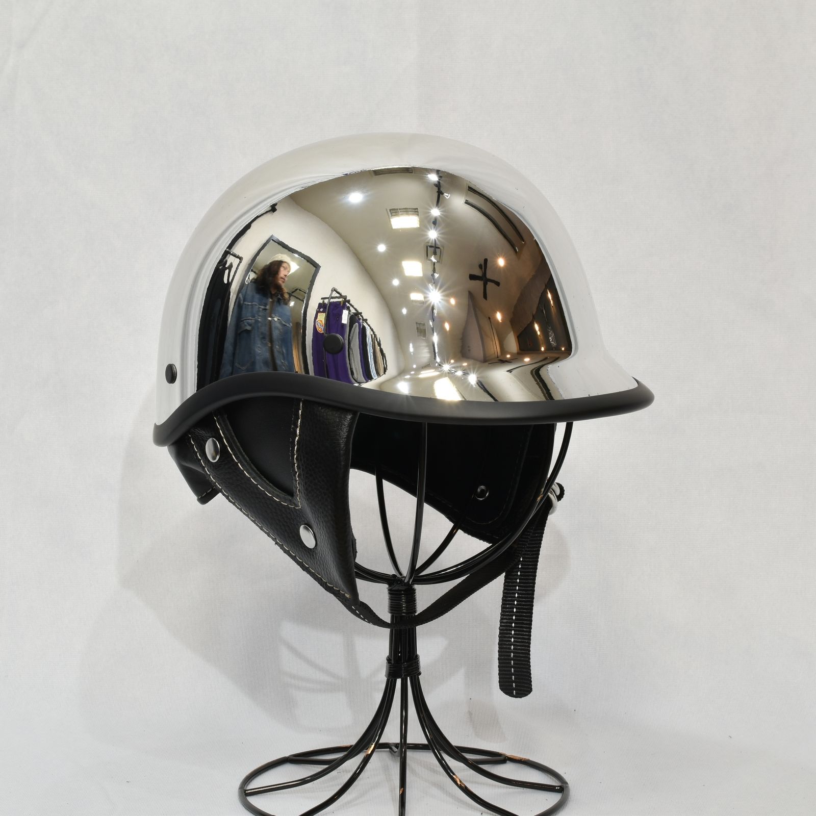 NoBudz - 予約商品 | BURST VG HELMET (CHROME) | バースト ヴィンテージジョッキー ヘルメット |  納期:3ヶ月程度 | chord online store