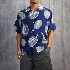 HALF SLEEVE BIG SHIRT （NAVY） / 半袖シャツ （ネイビー）