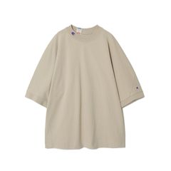 × champion  T-SH （BEIGE） /  クルーネック Tシャツ （ベージュ）