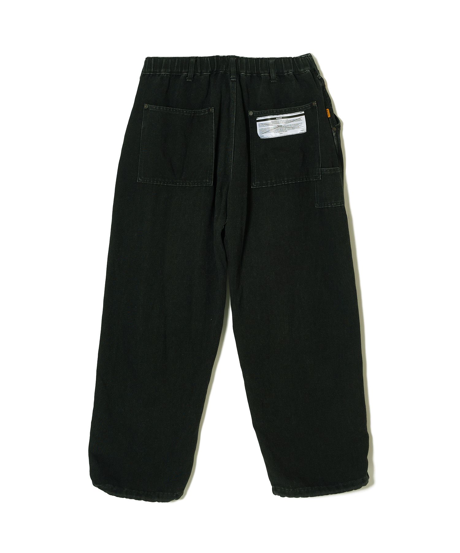 WORK PANTS (BLACK) -  ワークパンツ （ブラック） C