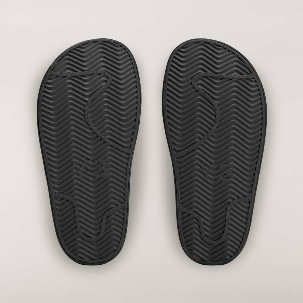 Y-3 SLIDE （BLACK） / ロゴ シャワーサンダル （ブラック）｜KI4033