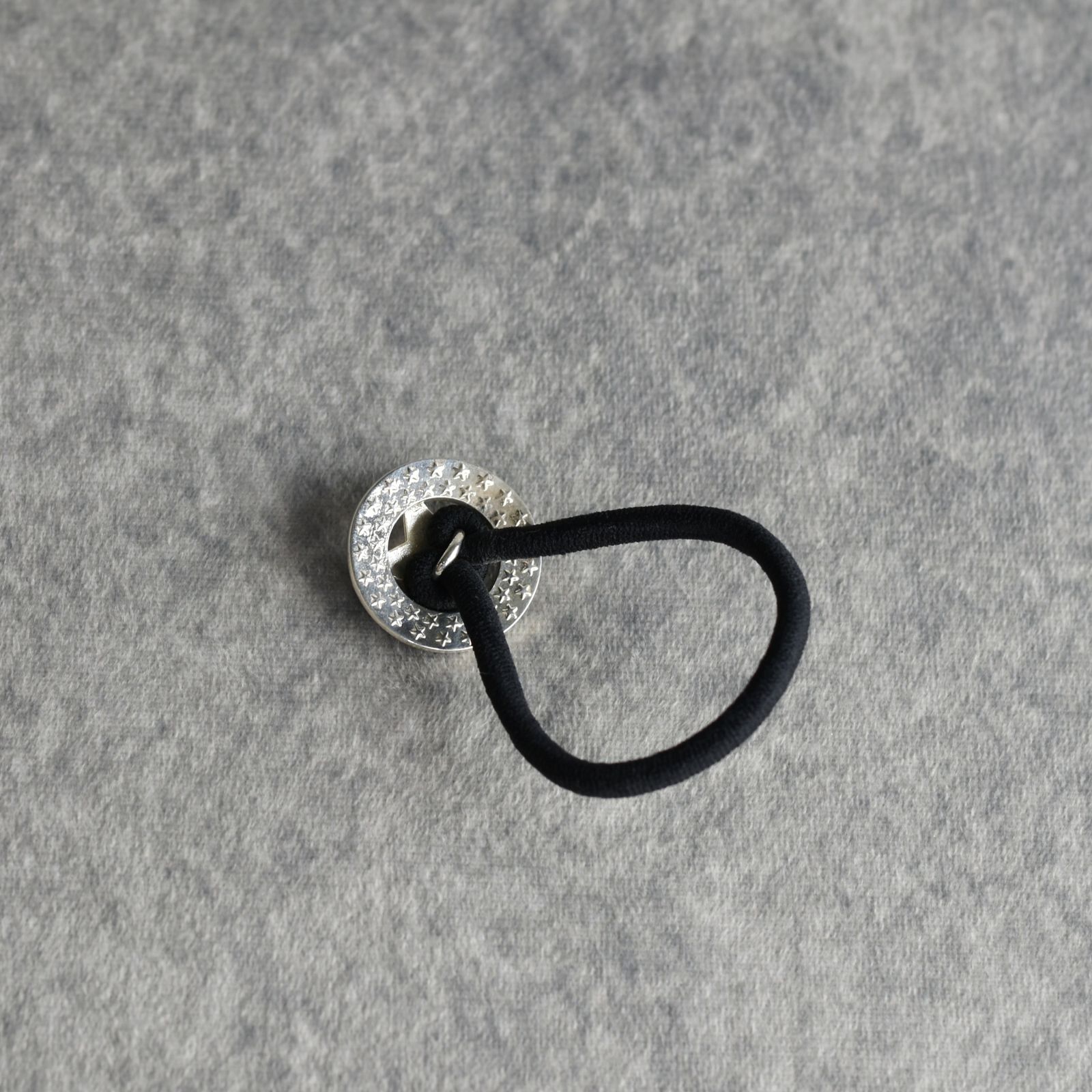 22AW【新品】☆CALEE：シルバー925　ロゴコンチョ　ヘアゴム　髪留め Fsize _ CL-22AW012 CALEE Logo silver concho ◇ CALEE : ロゴ