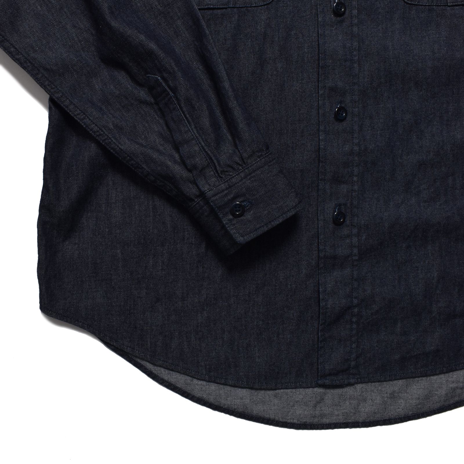 Denim Military SH （OWS） / デニムシャツ （インディゴ）｜2509-5001