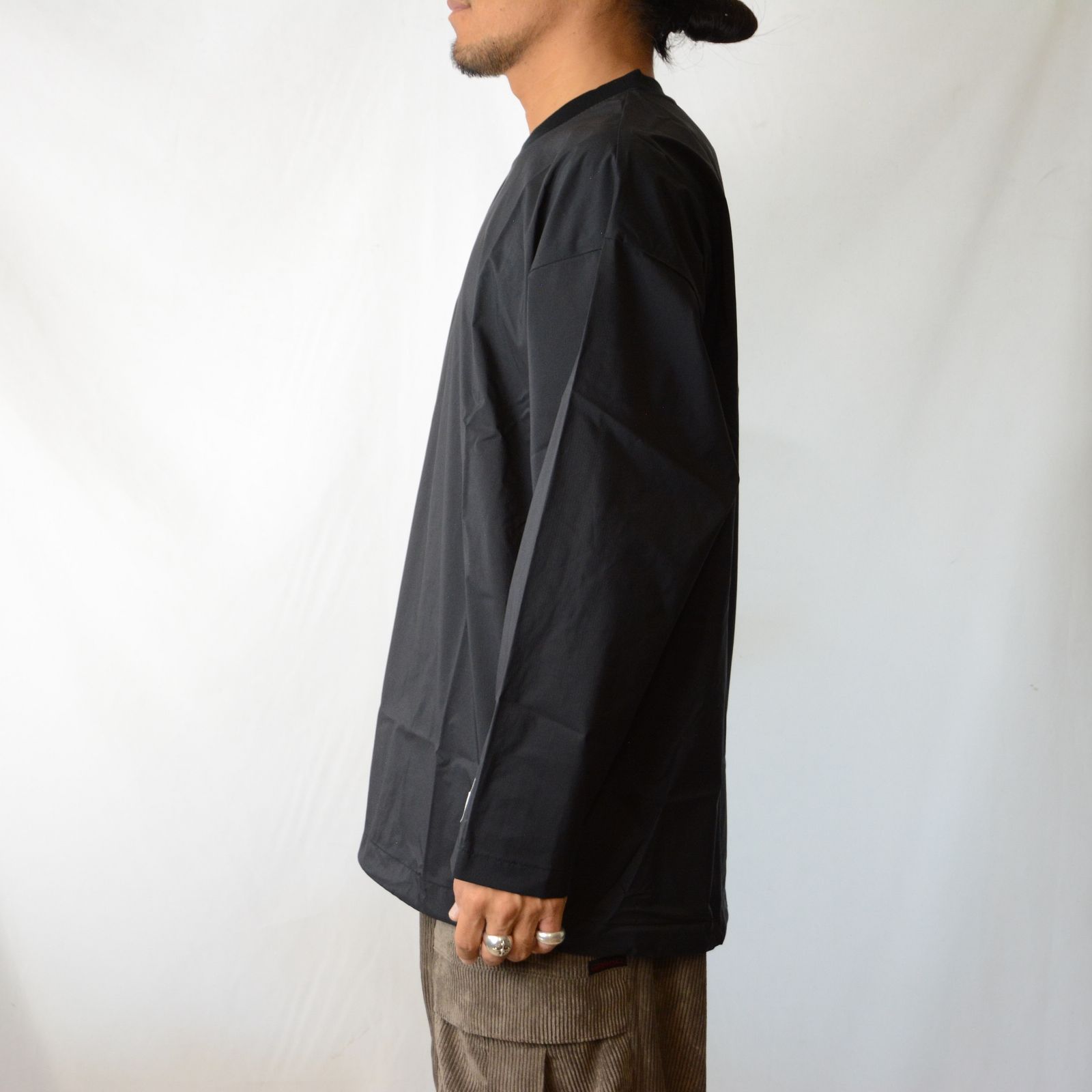 CREWNECK LONG SLEEVES （BLACK） / ロングスリーブ （ブラック）