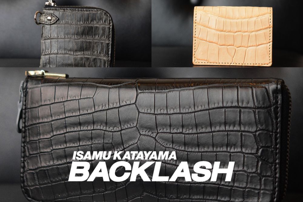 ISAMUKAYTAYAMA  BACKLASH 【上質な輝きを楽しみ、愛着をもって使い続けるクロコダイル】