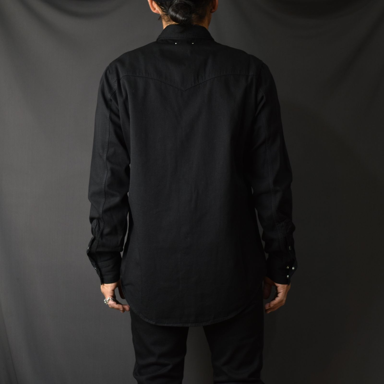 [STANDARD] 501 Western SH OWS （BLACK） / ウエスタン デニムシャツ （ブラック）