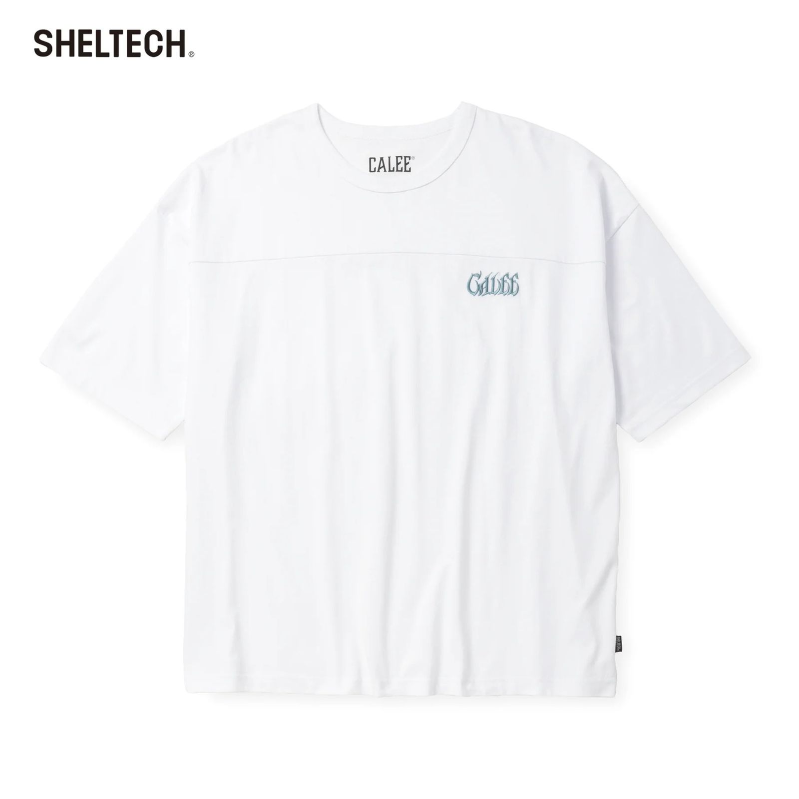 ×SHELTECH®︎ LOGO FOOT BALL TEE ＜A TYPE＞ (BLACK)｜シェルテック キャリー ロゴ フットボールTシャツ｜CL-SHELTECH006