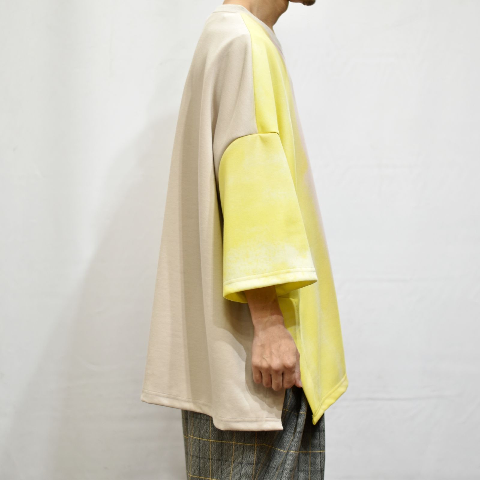 サイドベンツルーズTシャツ / LB22AW-TE03-BD (SUNSET×YELLOW)