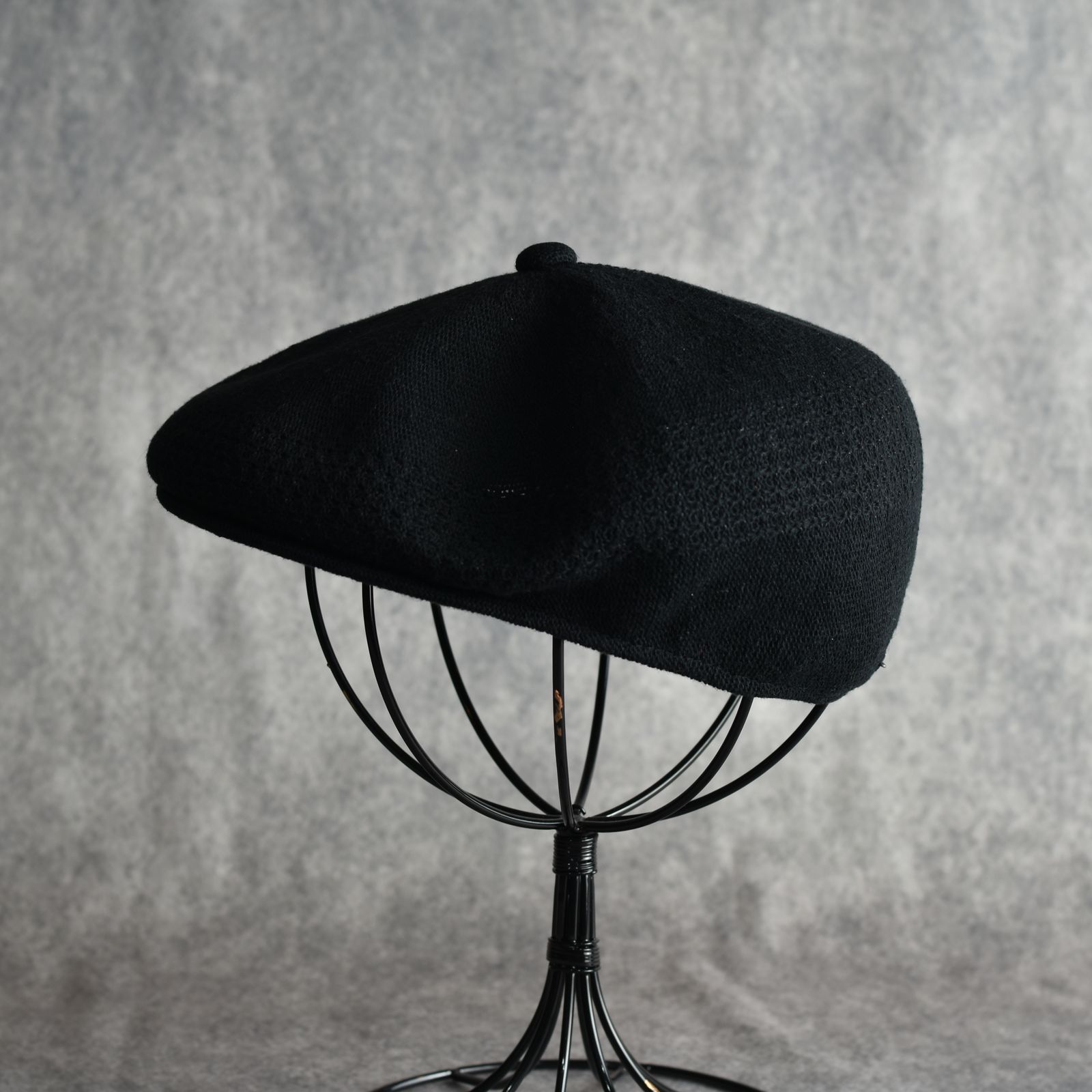 Linen Hunthing Cap "GENTLEMAN" (BLACK) / リネン ハンチング帽