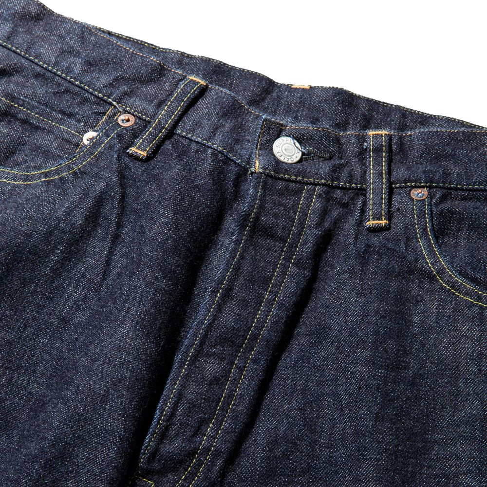 CALEE - VINTAGE REPRODUCT STRAIGHT DENIM PANTS (OW INDIGO BLUE