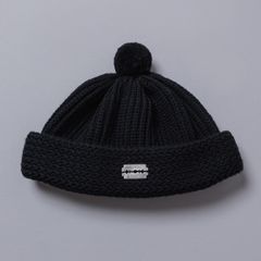 Purewool Watch CAP "SUBMARINE" (BLACK) / ピュアウール ワッチキャップ
