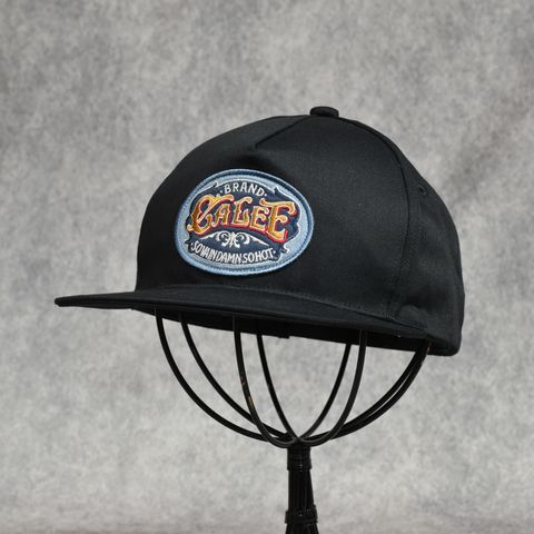 SIGNBOARD WAPPEN CAP ＜NATURALLY PAINT DESIGN＞ (BLACK)｜ワッペン キャップ｜CL-26AWNT003
