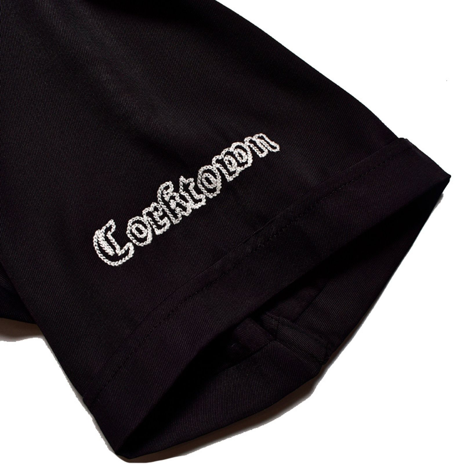 Detroit Embroidery Bowling SH （BLK） / ボーリングシャツ （ブラック）