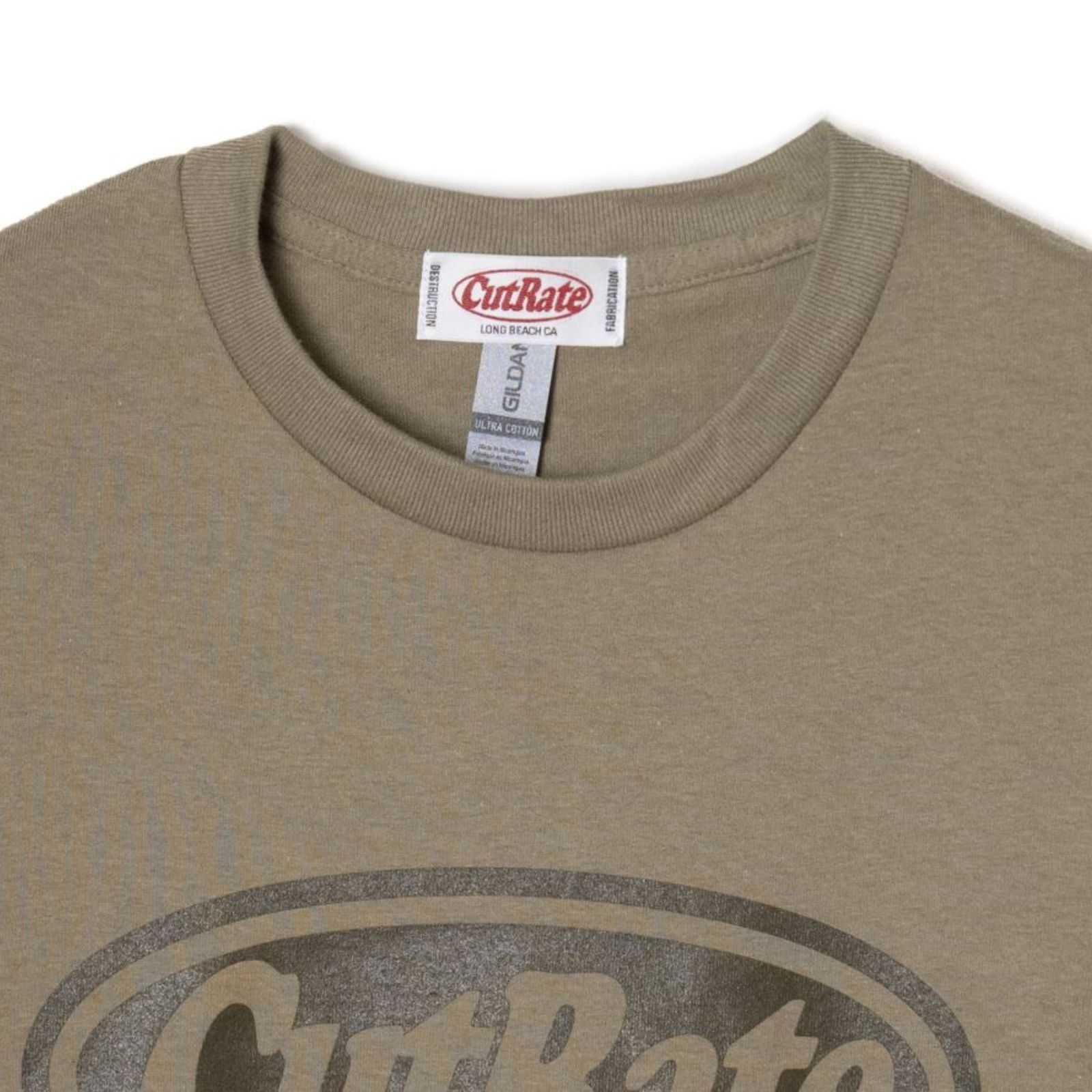 CUTRATE LOGO S/S TEE (PRAIRIE DUST) / プリントTシャツ