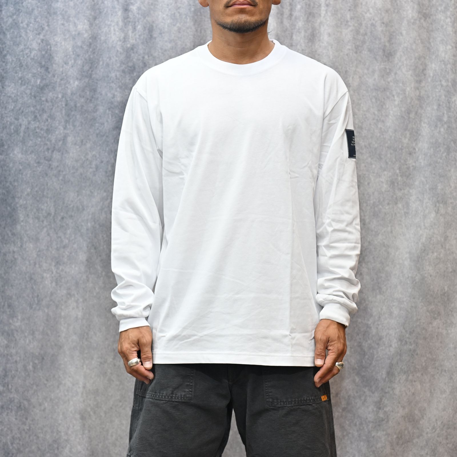 EXCHANGE SERVICE LONG SLEEVE （WHITE） /  ロングスリーブ Tシャツ （ホワイト） 9252-CS82