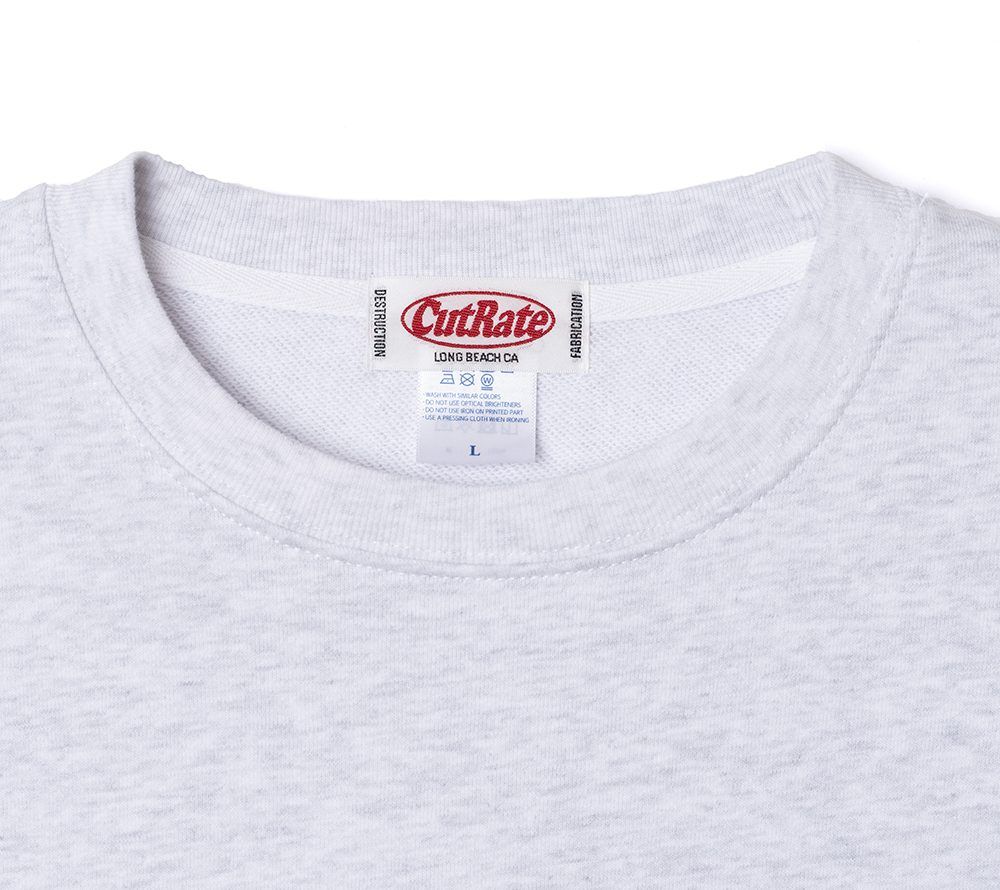 ×VENICE8 COFFEE HOUSE SUBMARINE SAND DROP CREW NECK SWEAT (GRY) / ドロップショルダー クルーネック スウェット