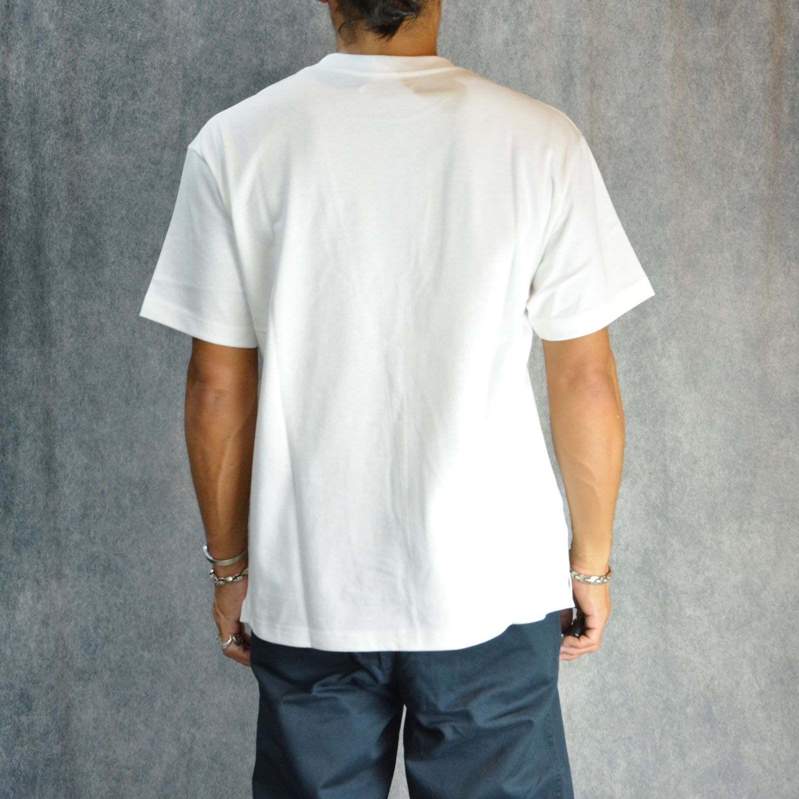 Standard Crewneck T-SH （WHT） / ポケット Tシャツ （ホワイト）