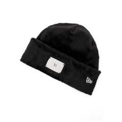 Y's × New Era MICRO FUR CUFF KNIT （Black）｜マイクロファー カーフニット｜YV-H25-995-3