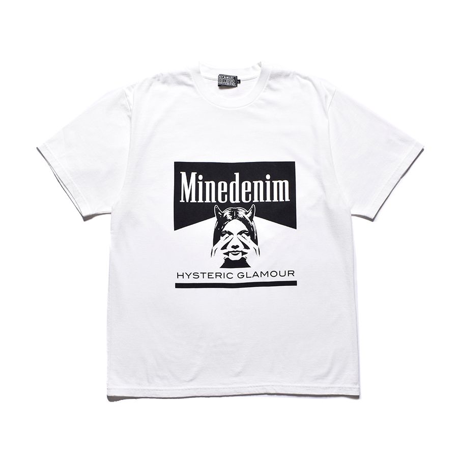 MINEDENIM - HYSTERIC GLAMOUR×MINEDENIM Graphic T-Shirts （WHT） / ヒステリックグラマー  コラボ Tシャツ （ホワイト） | chord online store