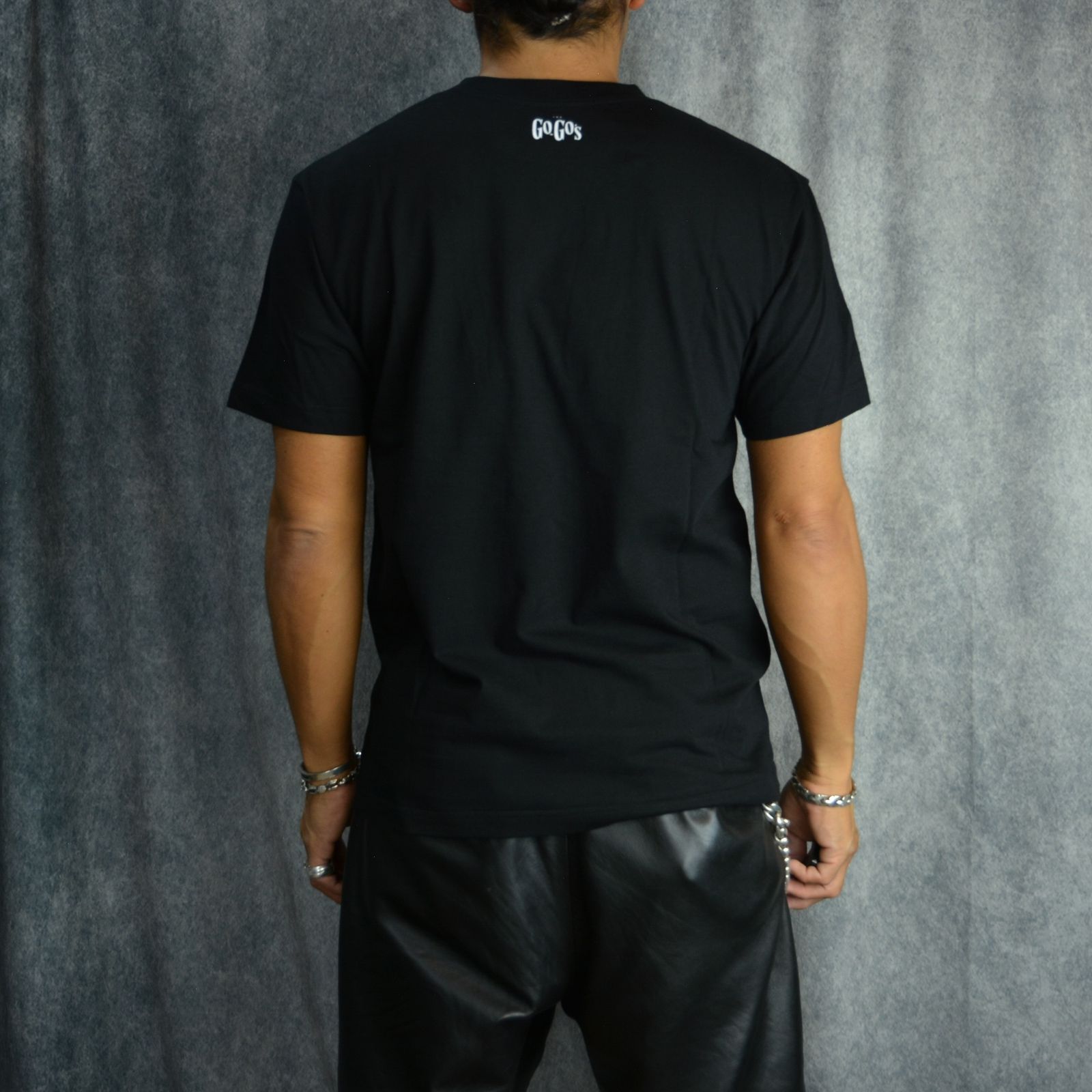 GO-GO'S "NORTH AMERICAN TOUR" Print Crewneck T-SH （BLK） / プリント Tシャツ （ブラック）