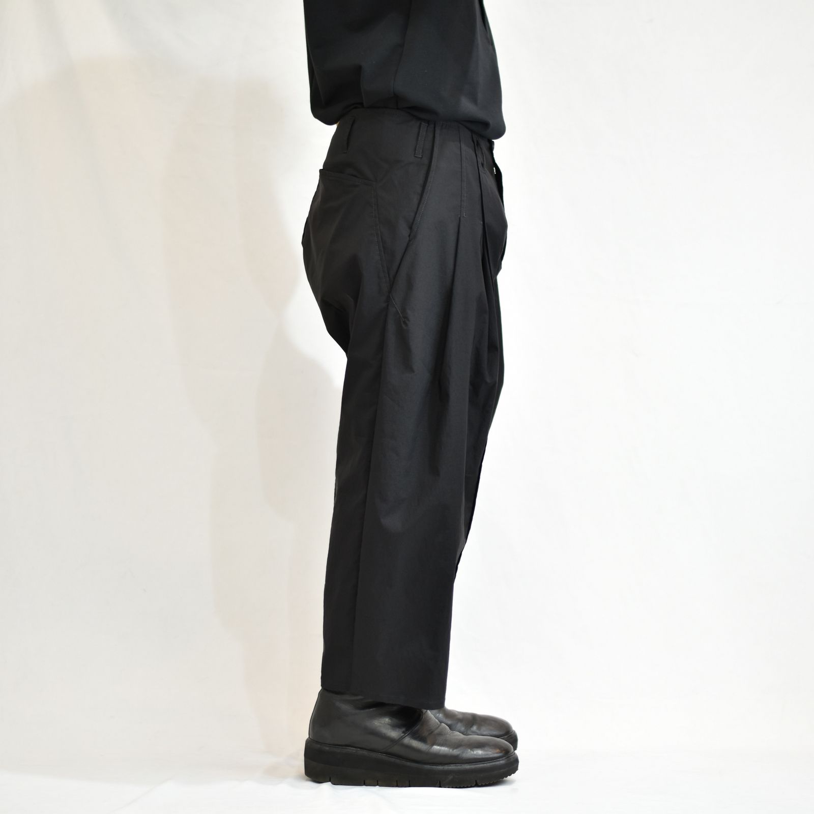 ELASTAN PANTS 2 TUCK BP-1C UNLINED