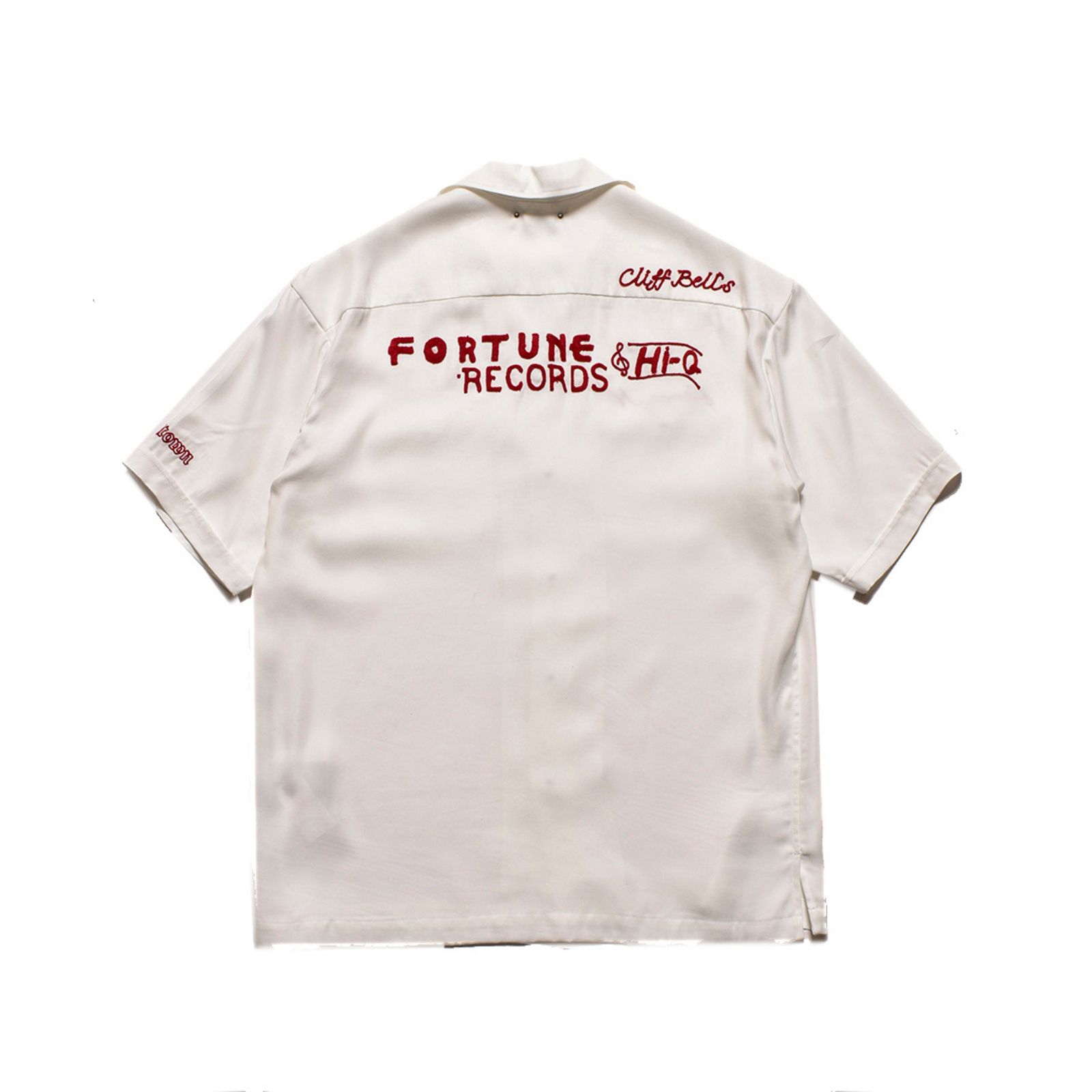 Detroit Embroidery Bowling SH （WHT） / ボーリングシャツ （ホワイト）
